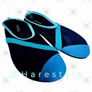 fitkicks NEW navy yoga socks XL